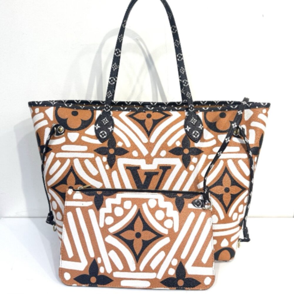 Genuine Louis Vuitton Neverfull NM Tote Limited Edition Crafty Monogram Giant MM